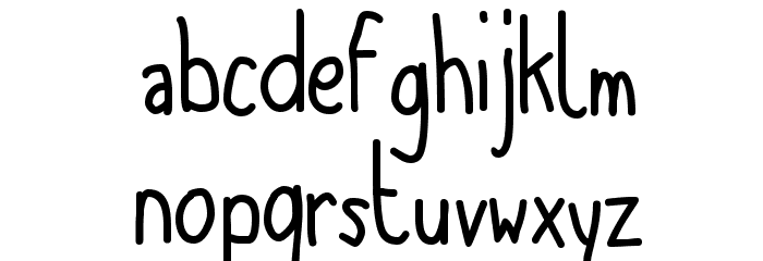 Origin Font LOWERCASE