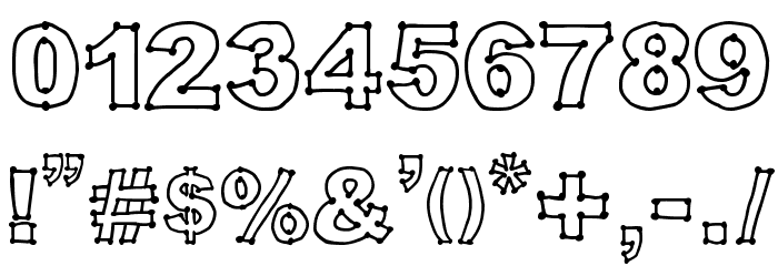Original 301 Font OTHER CHARS