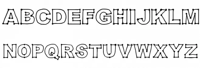 Original 301 Schriftart Groß