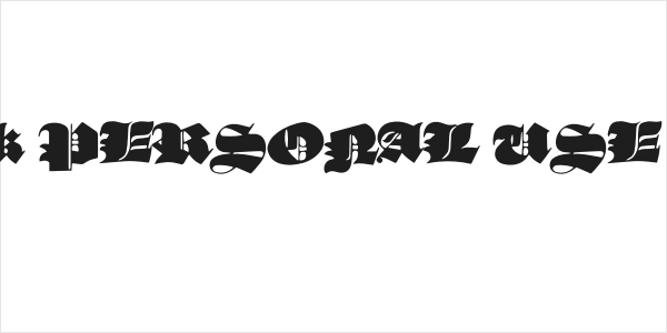 Original Black PERSONAL USE ONLY Black Logo