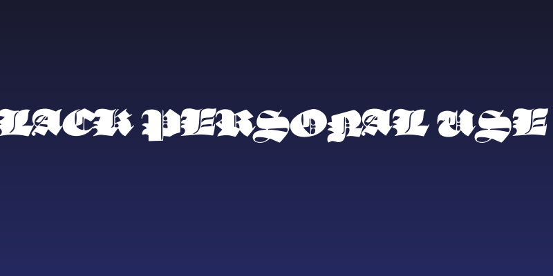 Original Black PERSONAL USE ONLY Black Social Header