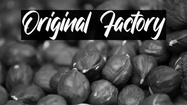 Original Factory Font examples