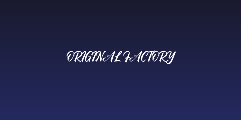 Original Factory Social Header
