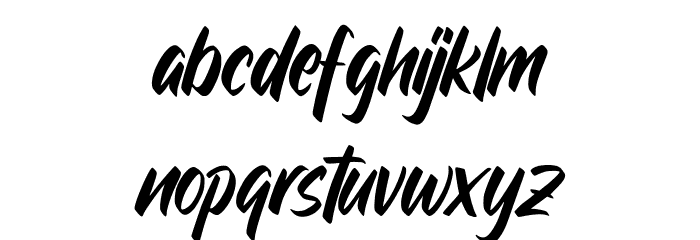 Original Factory Font LOWERCASE