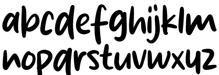 Original Fish Font LOWERCASE