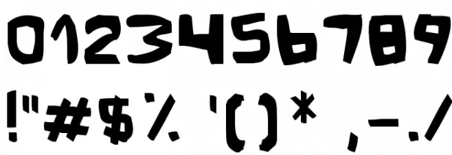 Original Olinda Style Font OTHER CHARS