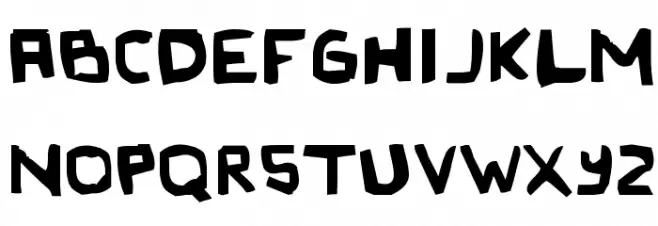 Original Olinda Style Schriftart Groß