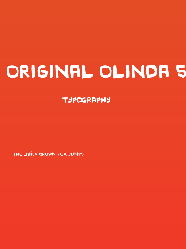 Original Olinda Style Poster