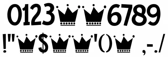 Original Quality DEMO Regular Font OTHER CHARS