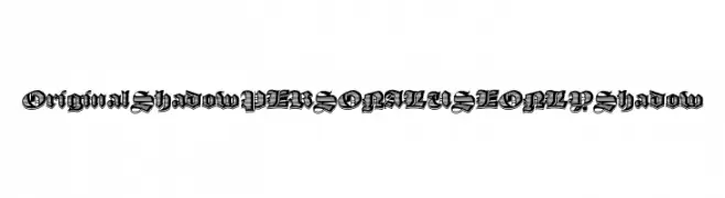 Original Shadow PERSONAL USE ONLY Shadow  Fuentes Gratis Descargar