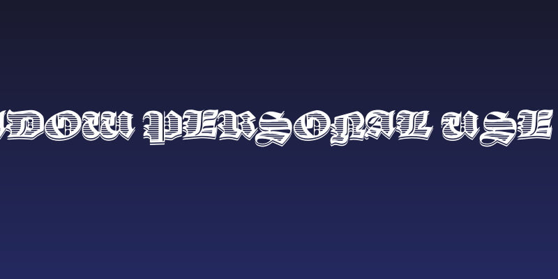 Original Shadow PERSONAL USE ONLY Shadow Social Header