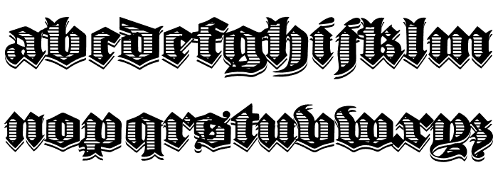 Original Shadow PERSONAL USE ONLY Shadow Font LOWERCASE