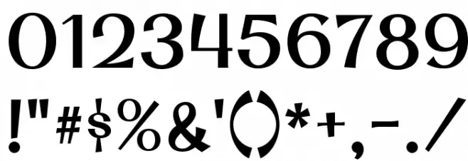 Original Surfer Font OTHER CHARS