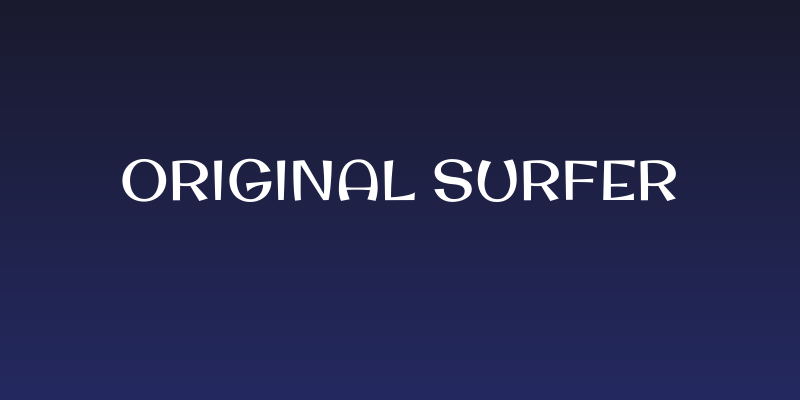 Original Surfer Social Header
