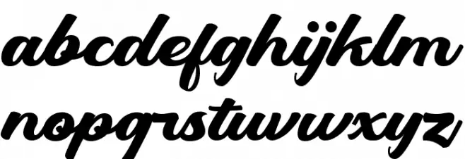 Original Taste Font LOWERCASE