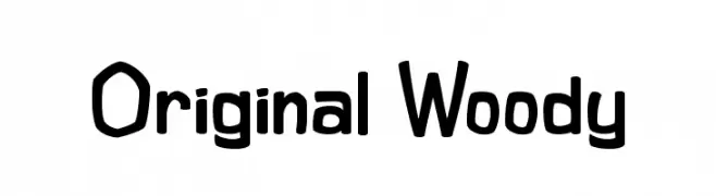Original Woody  Descarca Fonturi Gratis