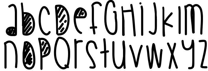 OriginalDonDada Font LOWERCASE