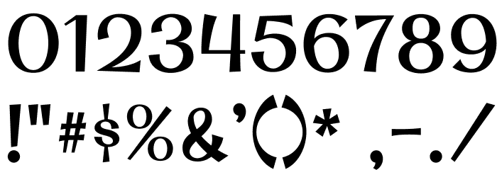 OriginalSurfer-Regular Font OTHER CHARS