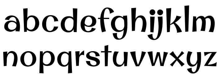 OriginalSurfer-Regular Font LOWERCASE