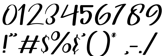 Originality Script Personal Use Font OTHER CHARS