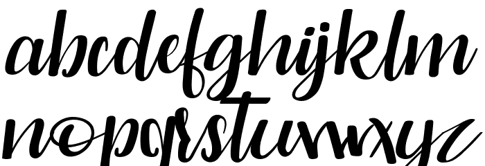 Originality Script Personal Use Font LOWERCASE