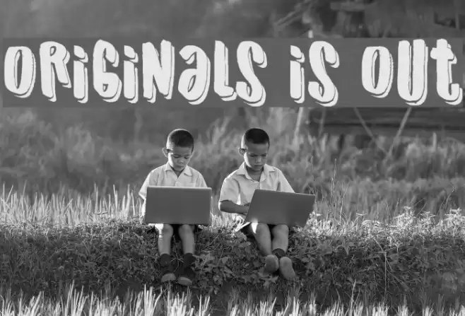 Originals is Out Font examples