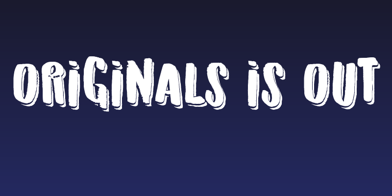 Originals is Out Social Header