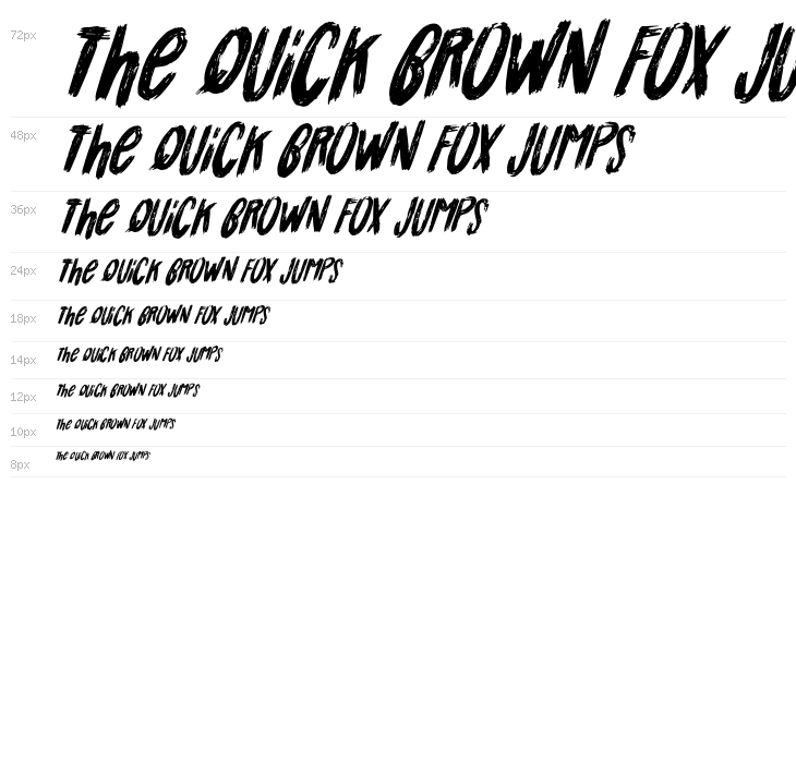 Originals2Italic-Regular Waterfall