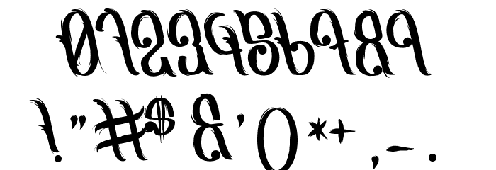 Origine du Monde Font OTHER CHARS