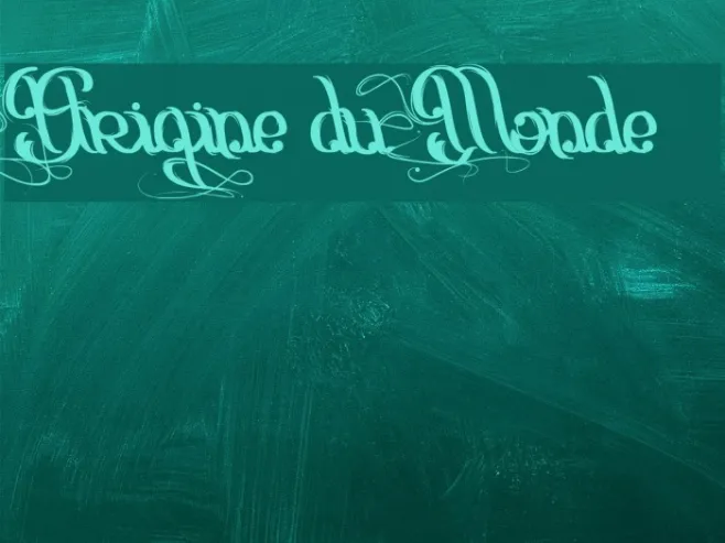 Origine du Monde Example 1
