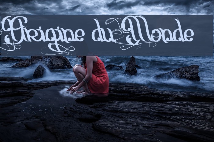 Origine du Monde Font examples