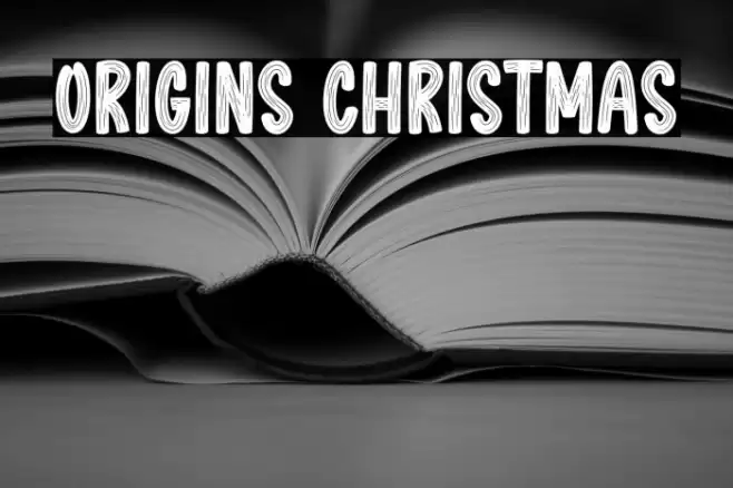 Origins Christmas フォント examples