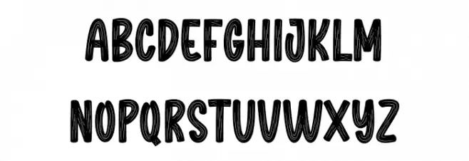 Origins Christmas خط أحرف صغيرة