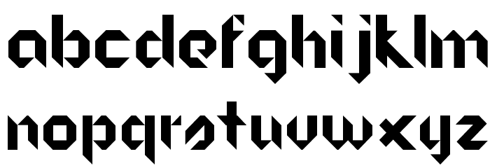 Origram Font LOWERCASE