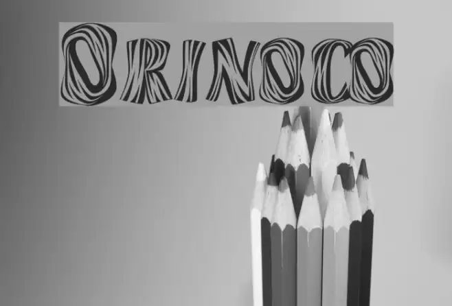 Orinoco Font examples