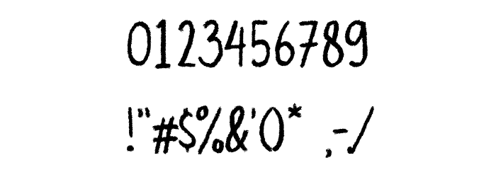 Orion Chalk Solid Demo Version Font OTHER CHARS