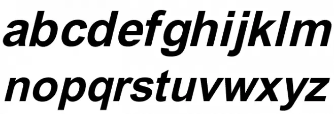 Orion Esperanto Dika Kursiva Caratteri MINUSCOLO