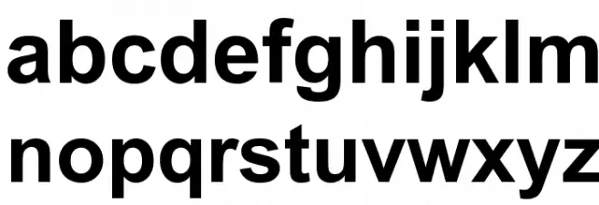 Orion Esperanto Dika Font LOWERCASE