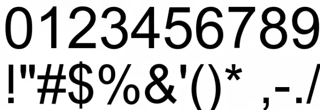 Orion Esperanto Normala Font OTHER CHARS