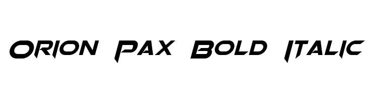 Orion Pax Bold Italic  les polices de caractères gratuit tlcharger