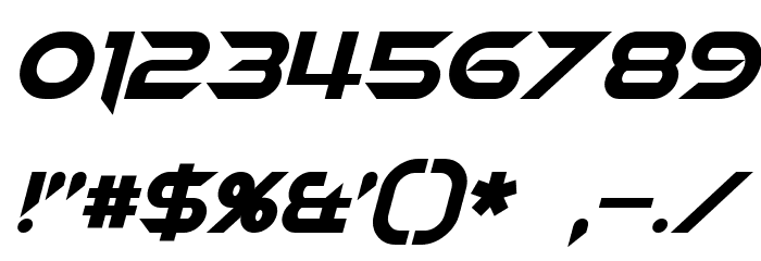 Orion Pax Bold Italic Font OTHER CHARS