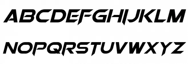 Orion Pax Bold Italic Schriftart Groß
