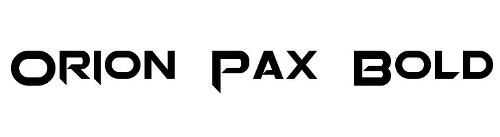 Orion Pax Bold  les polices de caractères gratuit tlcharger