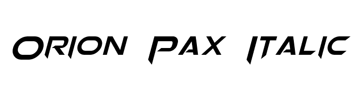 Orion Pax Italic  नि: शुल्क फ़ॉन्ट्स डाउनलोड