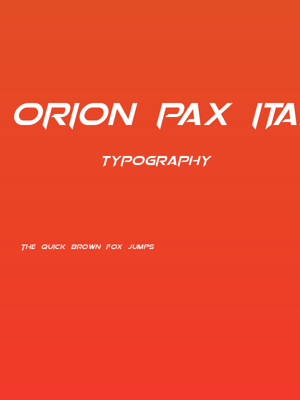 Orion Pax Italic Poster