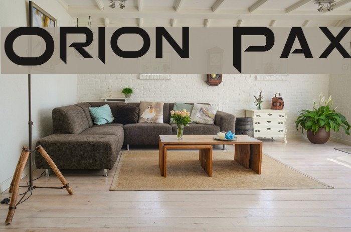 Orion Pax Font examples