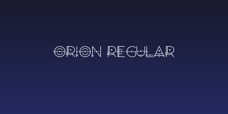 Orion Regular Social Header