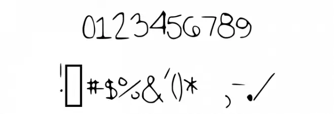 OrionFont Font OTHER CHARS