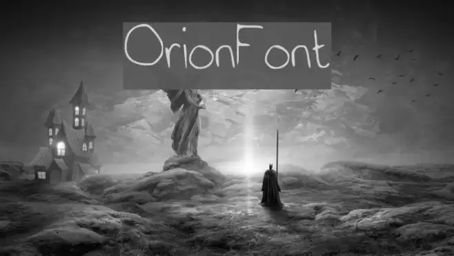 OrionFont Font examples