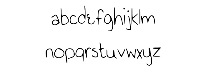 OrionFont Font LOWERCASE